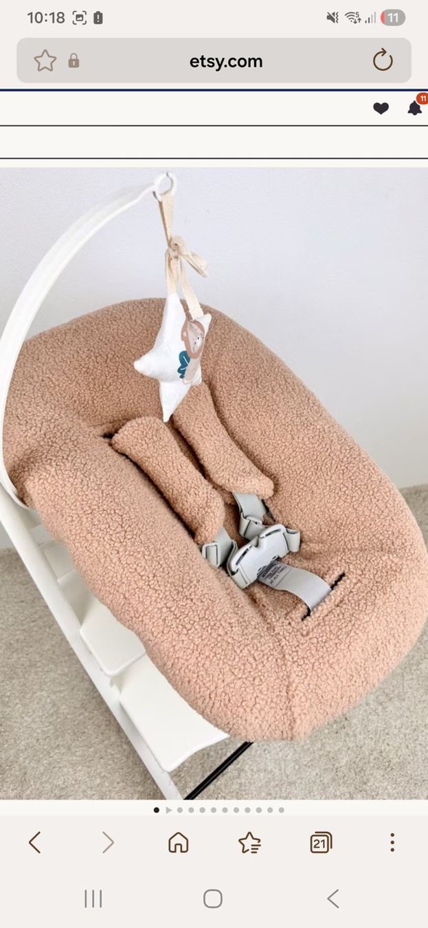 Stokke Seggioloni: Babyschale Tripp Trapp mit ersatz Cover – Usato da Schalchen venduto da Ayrastark 4