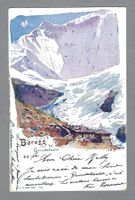 1898, LITO BÄREGG BEI GRINDELWALD, RÜCKS. SCHÖNER HOTEL-0