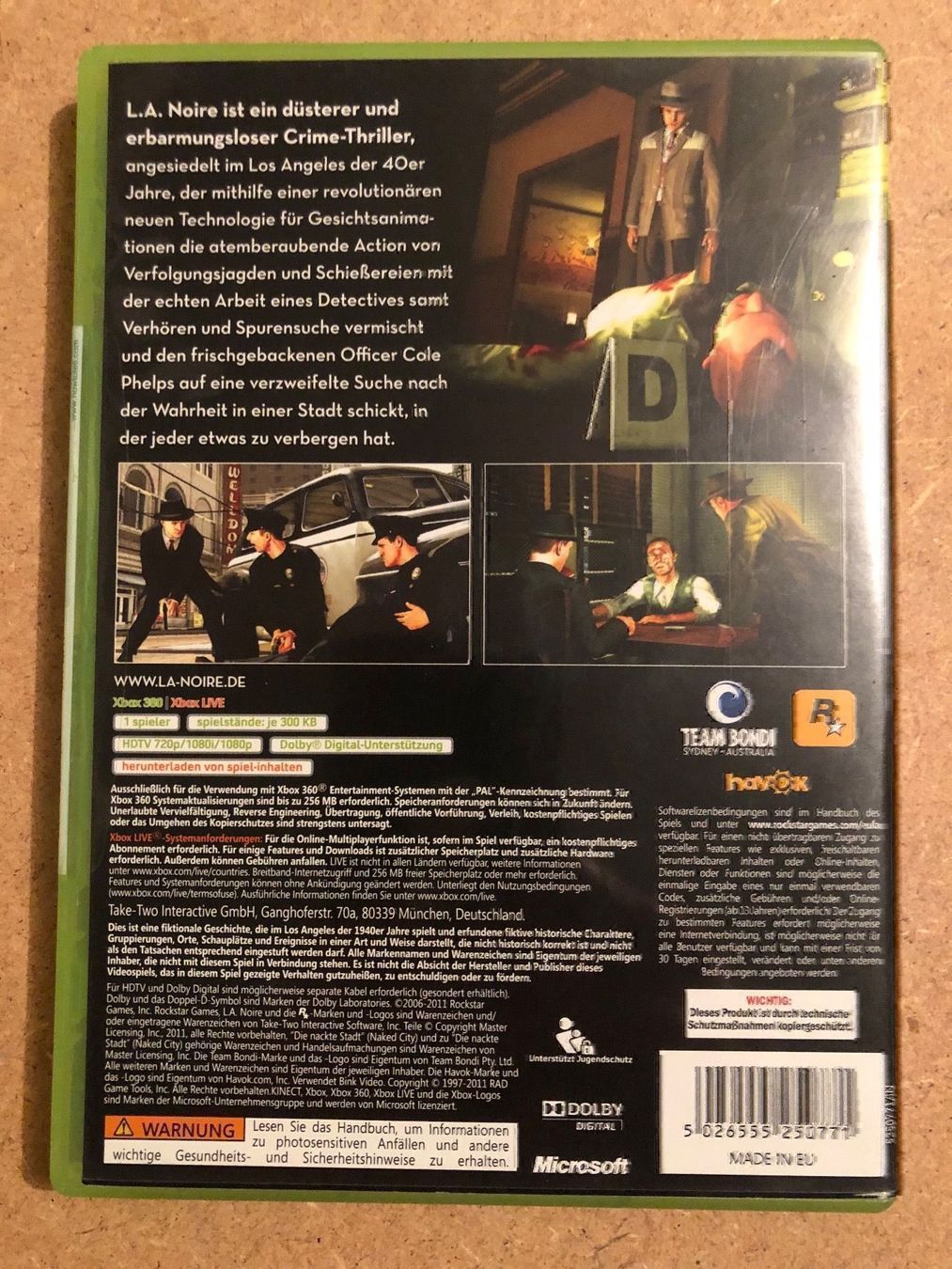 Giochi: L.A. Noire für Xbox 360 – Usato da Kestenholz venduto da Mad18 1