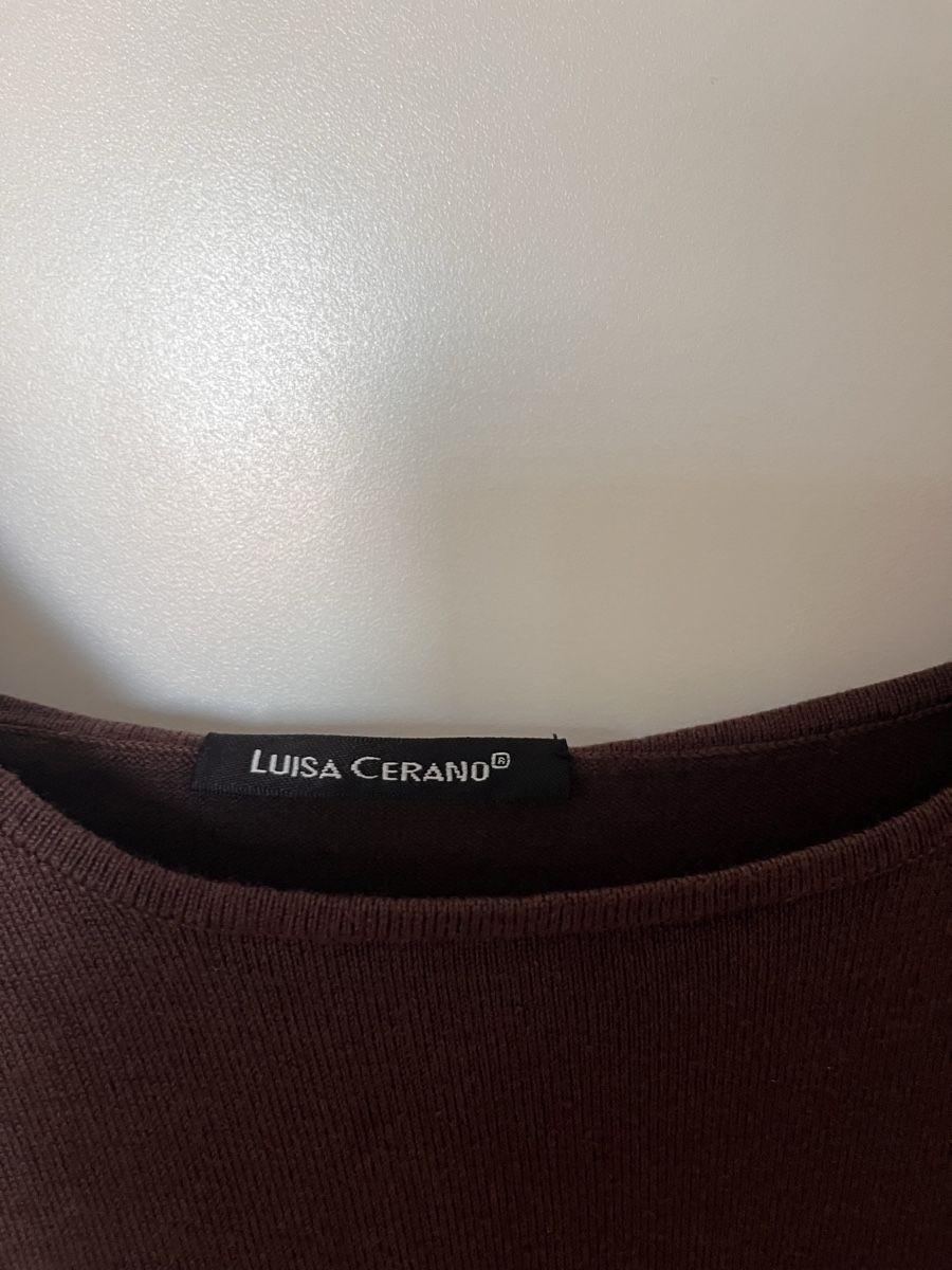 Luisa Cerano Tops: Top LUISA CERANO marron taille 36 orné de perles – Neuf (Voir description) à Givrins par sab_k2f9 1