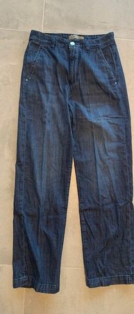 Jeans bleu foncé très léger, droit et large de Noir n' Bleu