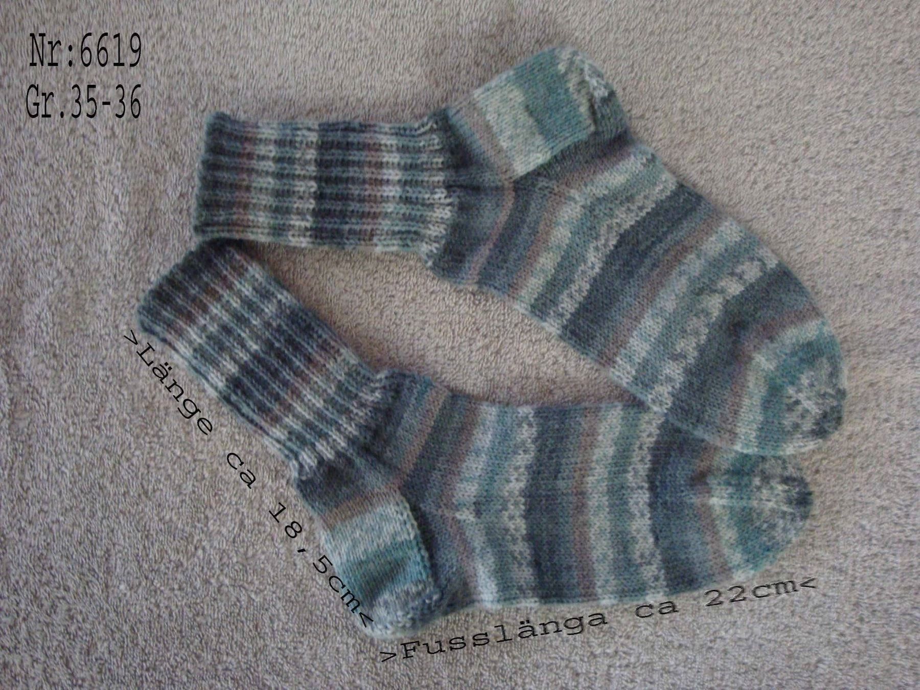 Calze: Socken handgestrickt  Grösse 35-36 – Nuovo (secondo la descrizione) da Bollodingen venduto da happyday11