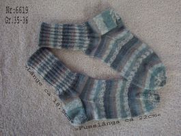 Socken handgestrickt  Grösse 35-36