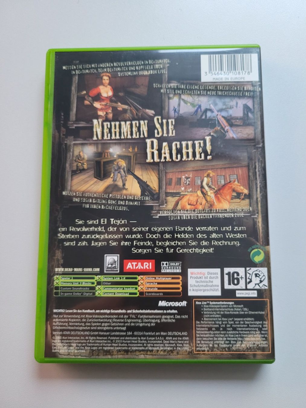 Giochi: Dead Man`s Hand (XBox Classic) – Usato da Uezwil venduto da -Retrogames- 1