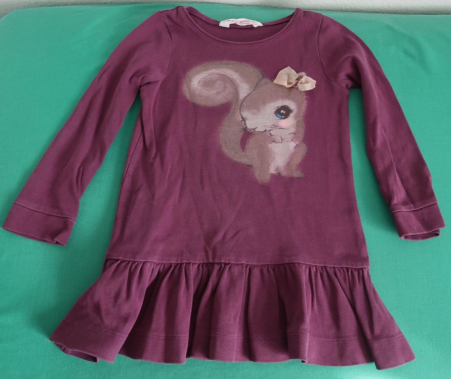 Mädchen - Kleid m. Eichhörnchen Ecureuil Squirrel Scoiattolo | Kaufen ...