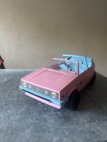 Barbie Auto Mattel 1981 Cabrio rosa hellblau gebraucht