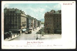 Genève, Rue du Mont Blanc, Hotel Suisse