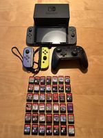 Nintendo Switch 1 Komplettset + Pro Controller + 42 Spiele