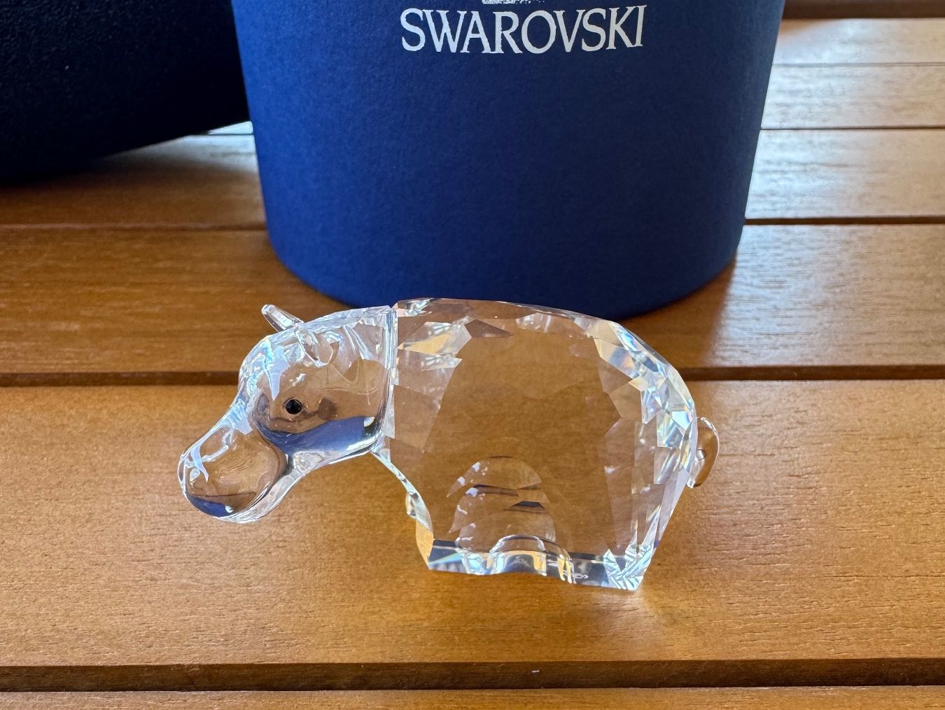 Swarovski Statuette: Swarovski Nilpferd – Nuovo (secondo la descrizione) da Oberägeri venduto da eladiel