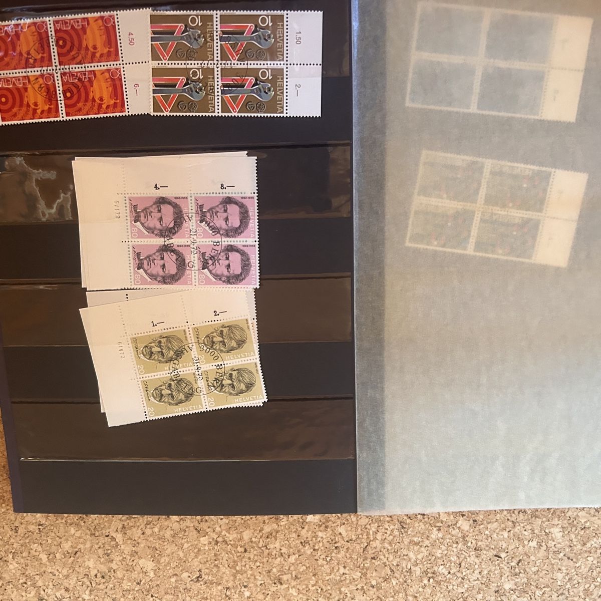 Tous les timbres: Briefmarken viele Schweizer Briefmarken! – D'occasion à Laufen par belleskulptur 4