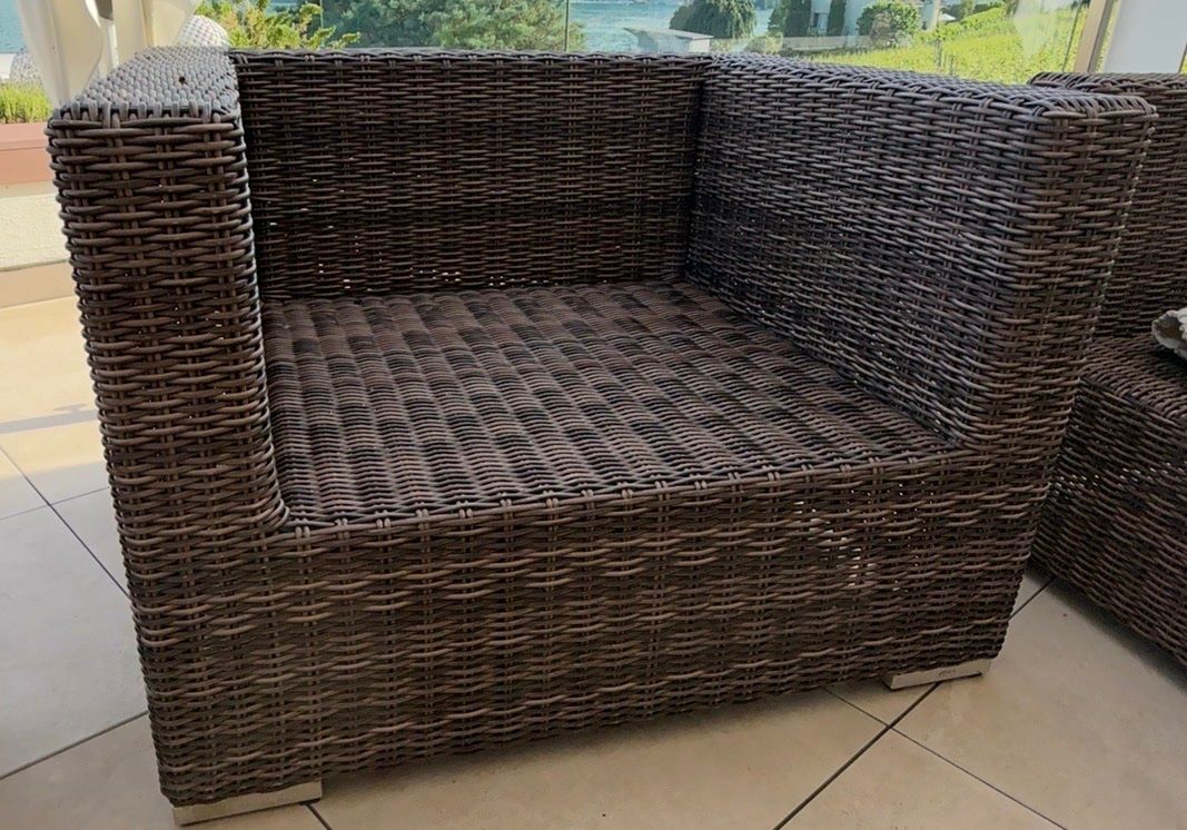 Divani: Rattan-Lounge gebraucht – Usato da Kastanienbaum venduto da sonnenblume1980 4