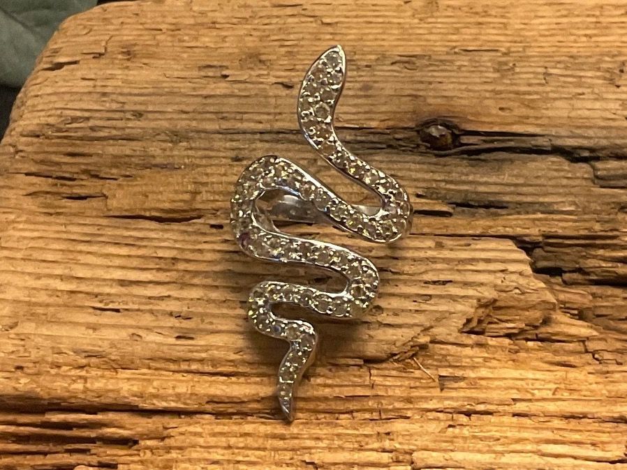 Ringe: Statement Ring Schlange aus Sterlingsilber mit Spinell, Gr55 – Gebraucht aus Luzern von S.Kern01 4