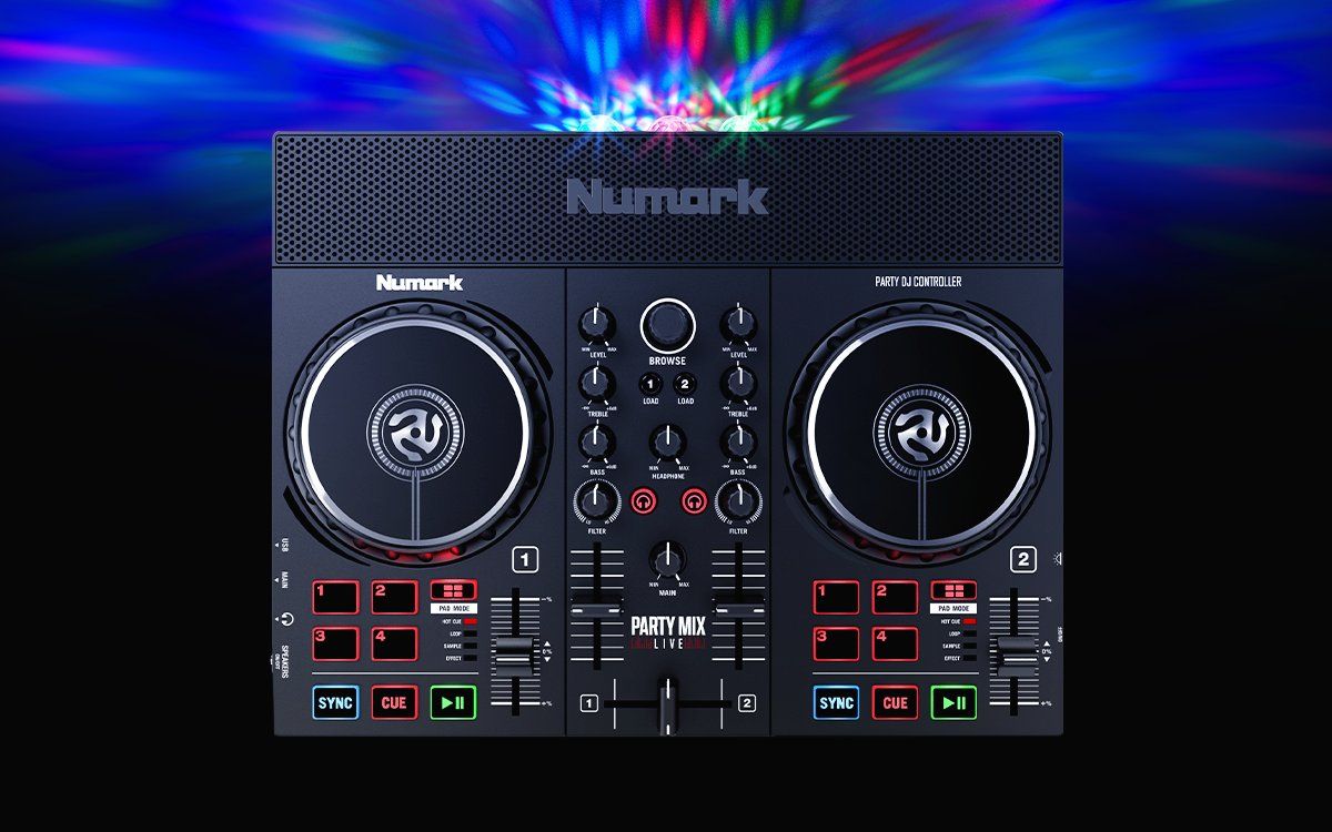 Console di mixaggio: DJ Controller Numark Party Mix Live gebraucht schwarz – Usato da Berneck venduto da bbulgi 1