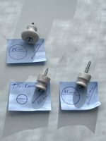 Vintage Schubladenknopf Keramik weiss
