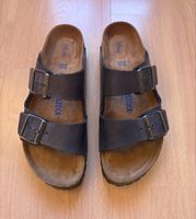 Birkenstock Arizona Gr 39 Leder Dunkelbraun Sandalen Sommer 