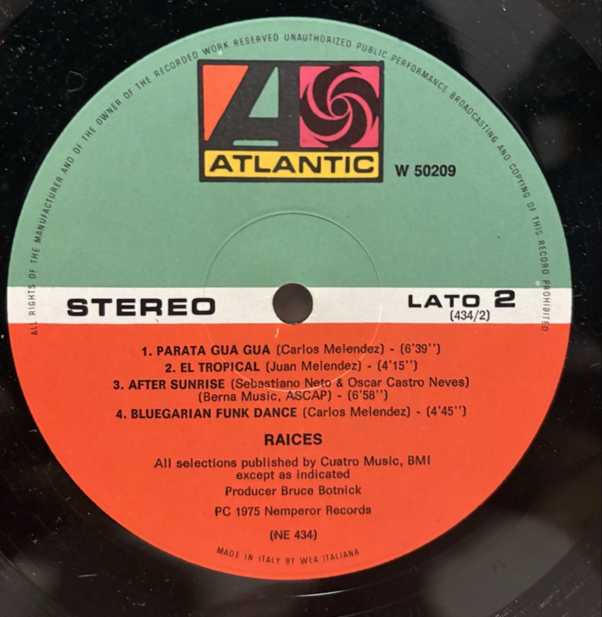 Dischi in vinile: Raices – Raices LP VG/VG+ – Usato da Neuchâtel venduto da Deivid2 2