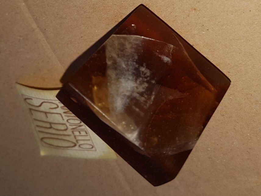 Anelli: Epoxid & Bienenwachs Ring mit Perlmutt, Bakelit Design, S-M – Nuovo (secondo la descrizione) da Münchenbuchsee venduto da babilibern 4
