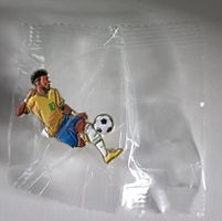 Ansteckpin Fussballstar Brazil