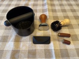 Espresso Accessory Set Knock Box Tamper Distribution Tool