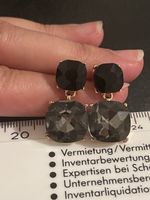 Jolies boucles d’oreilles en cristal tendance neuves 2,1cm