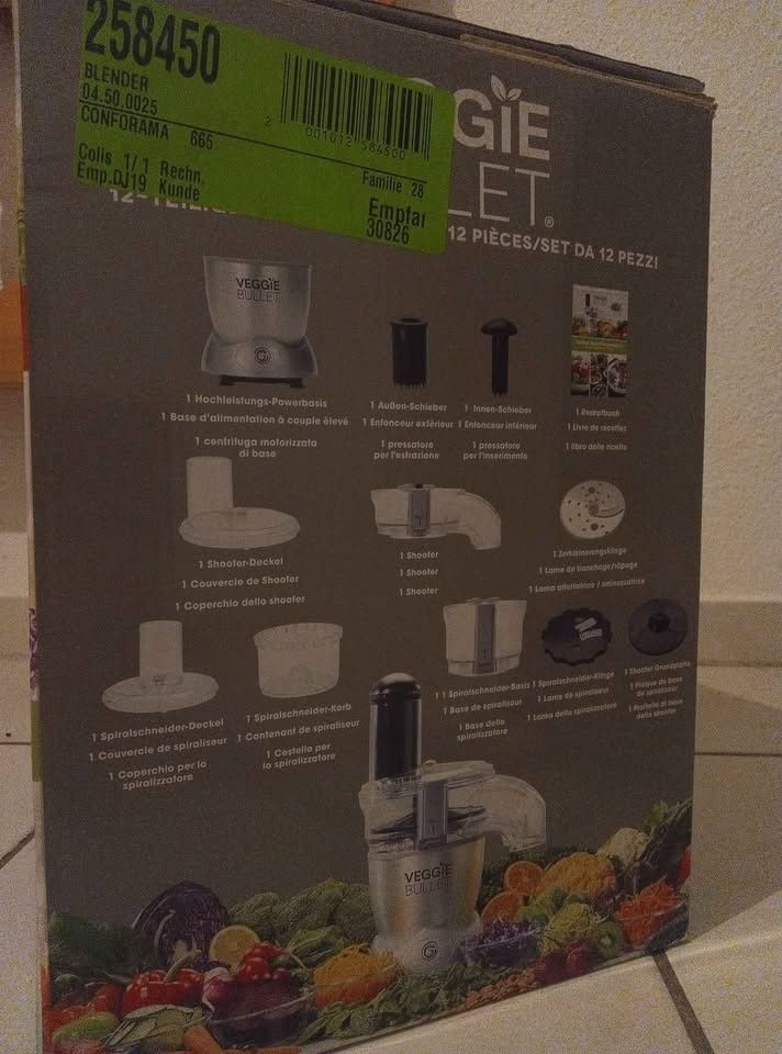 Elettrodomestici da cucina: Robot de cuisine Veggie Bullet – Usato da Bienne venduto da Daniel_Schader 2
