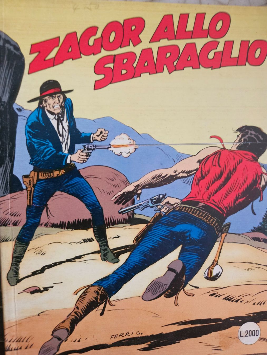 Comics: Zagor, Zagor allo sbaraglio – Gebraucht aus Zürich von lorenzo167