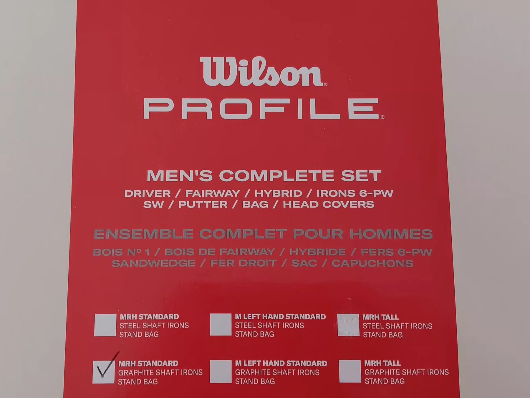 Wilson Clubs & Sets: Wilson Profile Men's Golf Set Rechtsgriff Graphitschaft Ko – D'occasion à Riggisberg par Aslan70 7