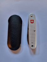 Schweizer Sackmesser, Victorinox, mit Ledertasche, Top!