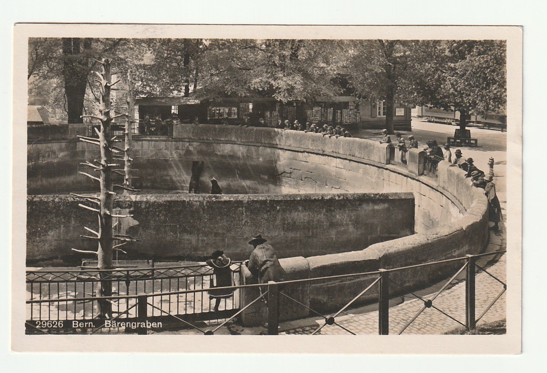 Cartoline postali: Alte Postkarte 1943, Bärengraben, Bern, Schweiz – Usato da St. Gallen venduto da Ricardo_Deals