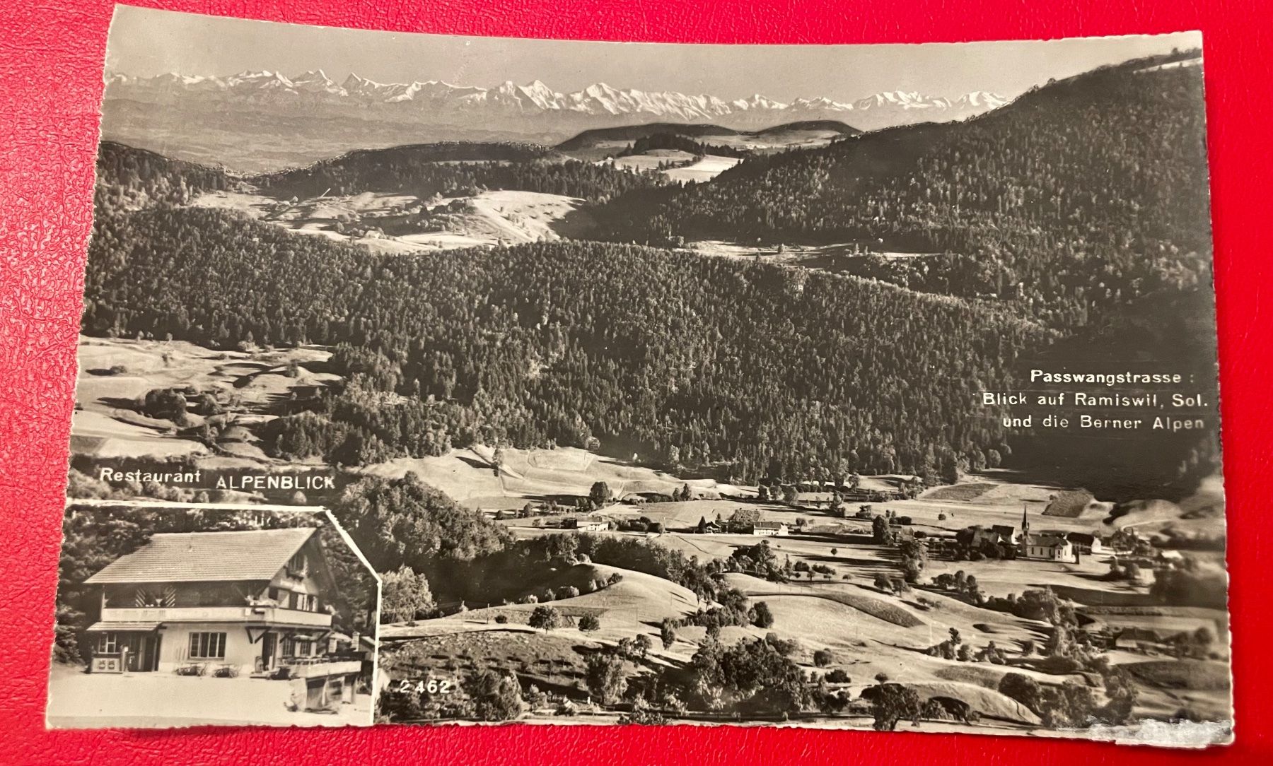 Cartoline postali: Passwangstrasse : Blick auf Ramiswil – Usato da St-Légier-La Chiésaz venduto da Theo005