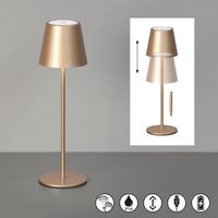 LED Aussen Tischleuchte, USB, 36 cm Höhe