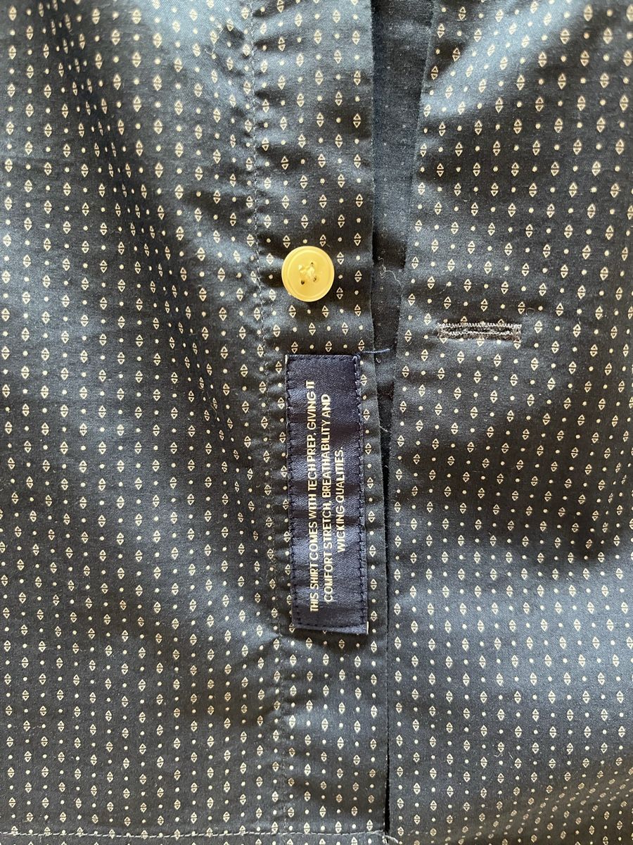Gant Camicie: GANT Tech Prep Hemd Herren 2XL Regular Fit Dunkelblau Muster – Usato da Glattpark(Opfikon) venduto da soh_28qp 2