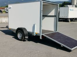 Meister-NFZ 1-Achs-Koffertrailer GG 1300 kg NEU mit Rampe!