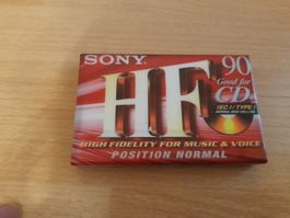 SONY HF 90 Minuten Musikkassette NEU