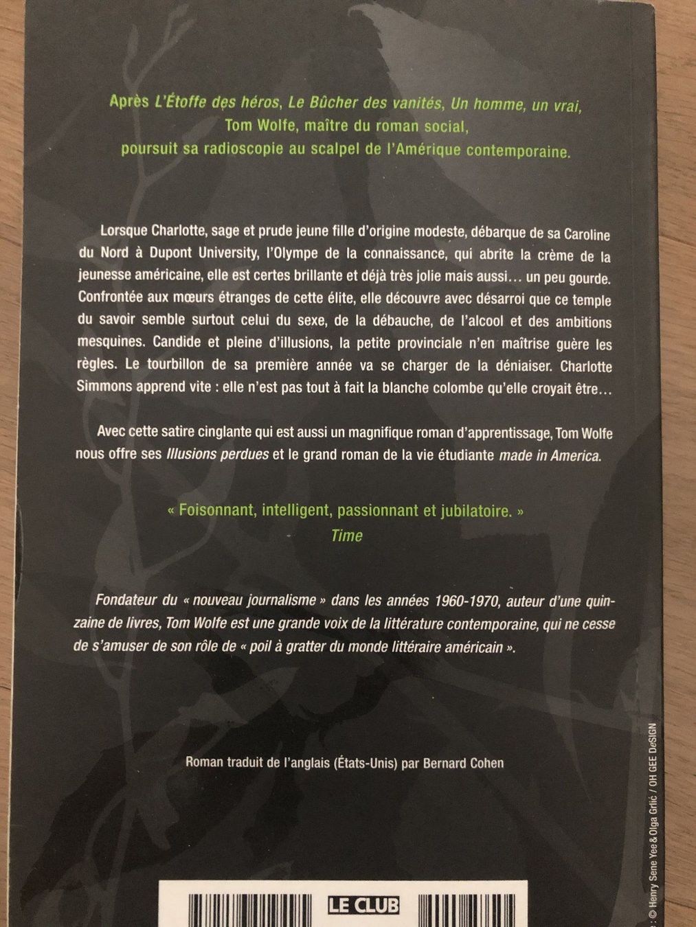 Libri: Moi, Charlotte Simmons - Tom Wolfe – Usato da Epalinges venduto da del_hw6v 1