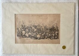 💚Martin Disteli (1802–1844) Bataille de Laupen 🇨🇭SAMMLUNG