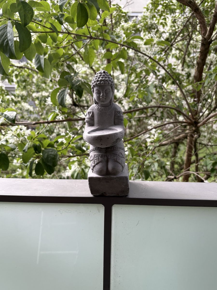 Sculture & Statue: Stone Buddha Candle Holder Statue Decor Zen – Usato da Genève venduto da ton_h779 5