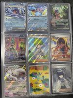 Set 9 carte Pokémon assortite in ottime condizioni