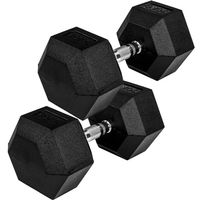 MOVIT Hexagon Rubber Hanteln 2 x 30 Kg
