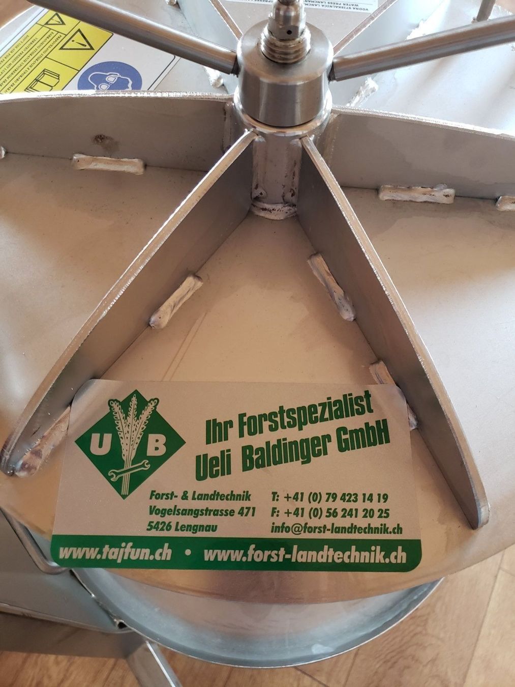 Alle Maschinen: Obstpresse Hydropresse Lancman Vspix 55 – Gebraucht aus Lengnau AG von Baldi73 5