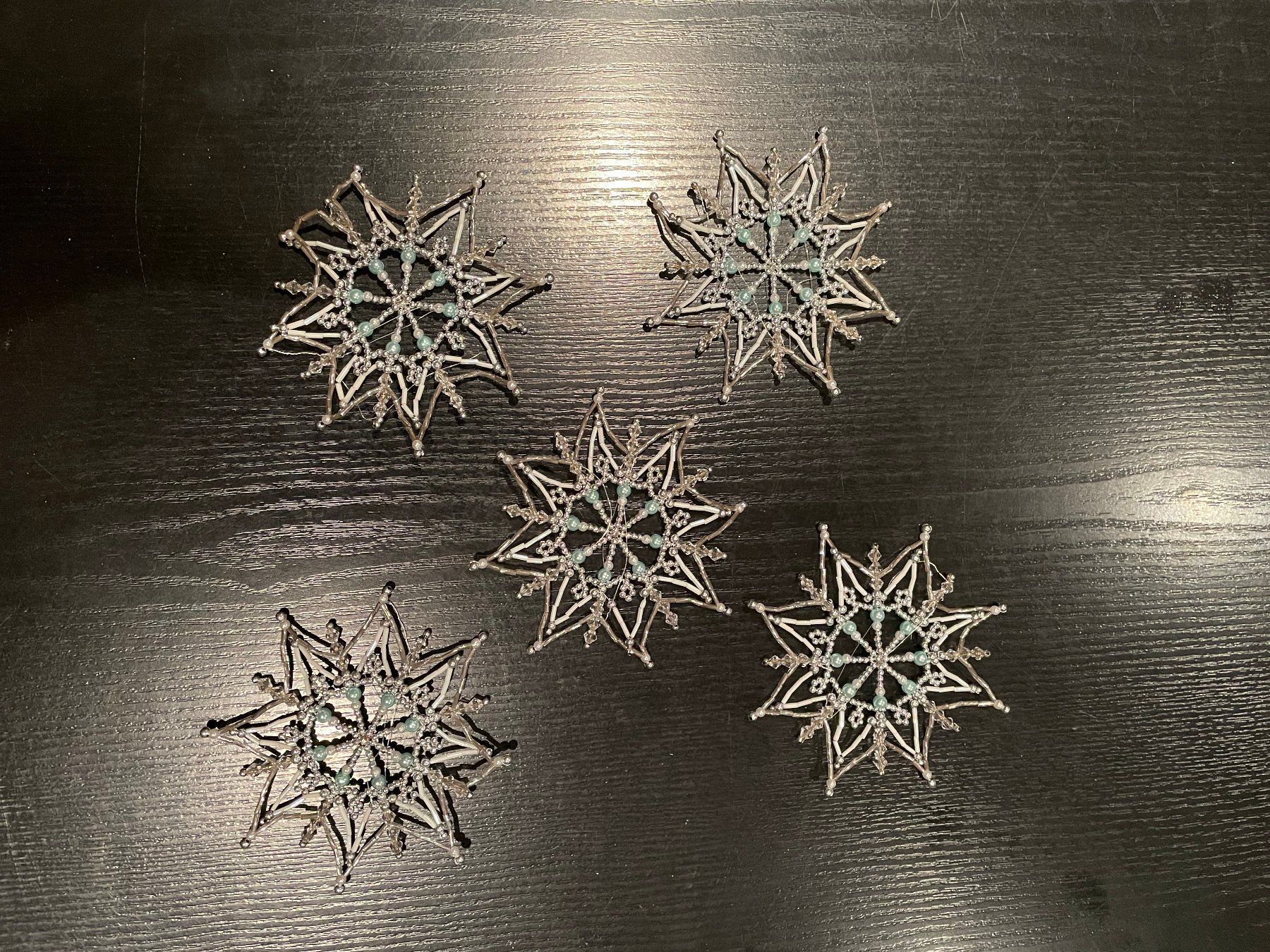 Stern Weihnachtsstern Deko Eiskristall Schneeflocke Perlen (Gebraucht) in  Oftringen fr CHF 38  mit Lieferung auf Ricardo kaufen
