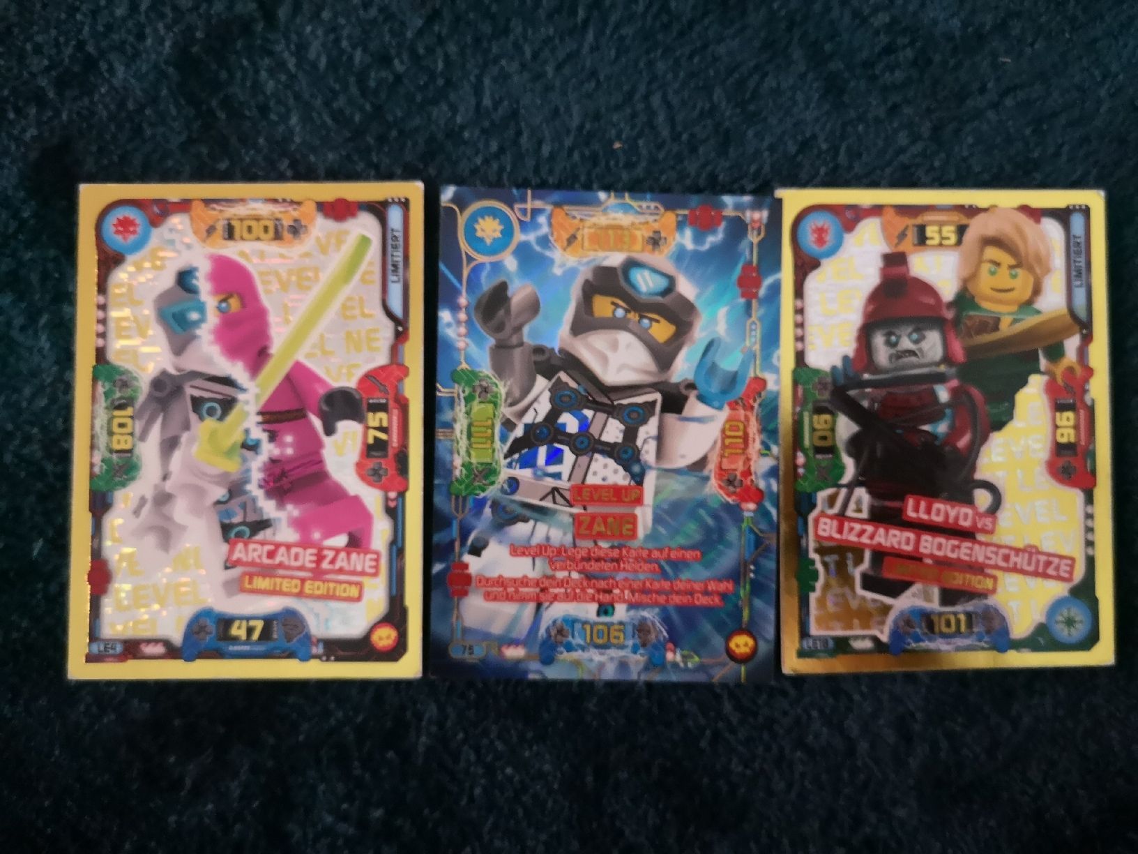 Carte collezionabili: 3 gute ninjago Karten. – Usato da Uster venduto da vtosevski