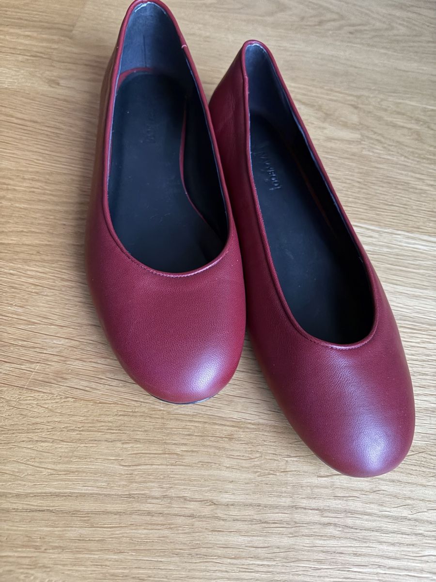 Navyboot Damenschuhe: Ballerinas Navyboot, 36,5, bordeaux – Gebraucht aus Rüegsau von escribella 1