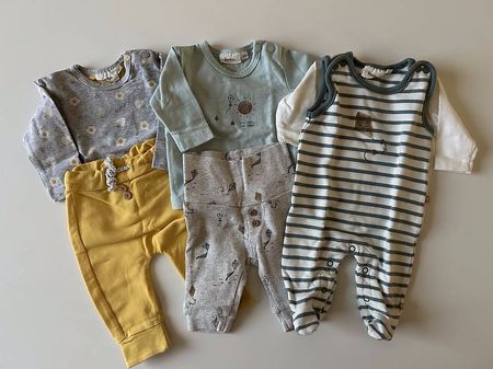 Kleiderset, Newborn, Gr. 50