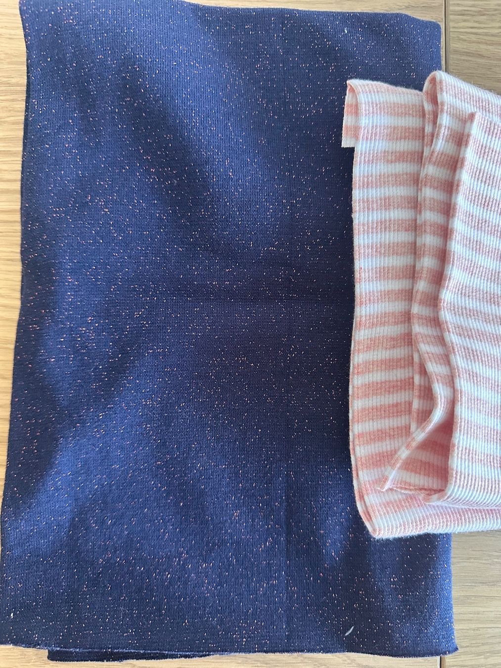 Stoffe: Bündchen-Paket (Glitzer & Rib) – Neu (gemäss Beschreibung) aus Fällanden von Engeli_88 1