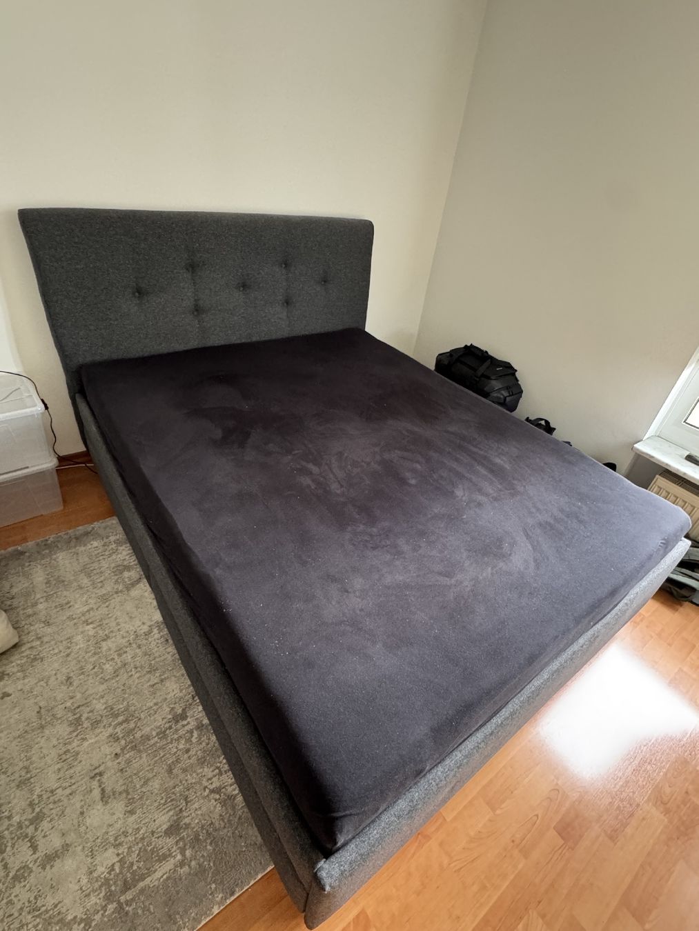 Ikea Betten: IKEA Idanäs Upholstered Bed Frame – Neu (gemäss Beschreibung) aus Baden von ama_2782 1