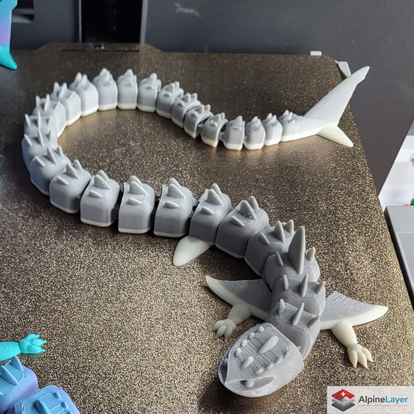 Giocattoli: Articulated Shark Dragon 3D Printed Figure – Nuovo (secondo la descrizione) da Losone venduto da AlpineLayer 1