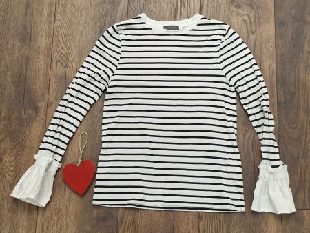 Schickes Langarmshirt Mint Velvet gestreift Grösse M wie neu