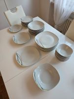 Geschirr set aus porzellan