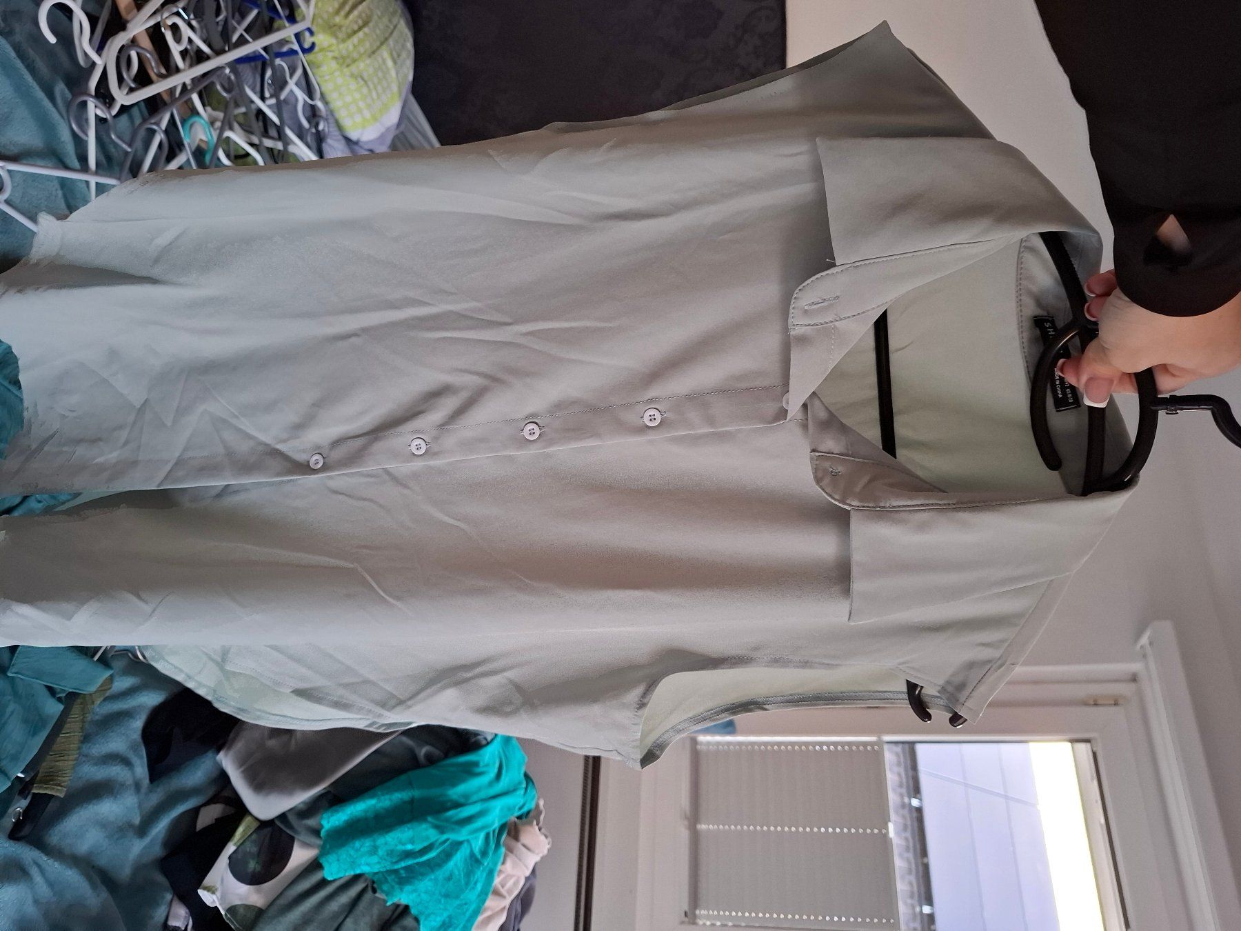 Blusen: Bluse hellgrau – Gebraucht aus Jona von Mel_Rose_283